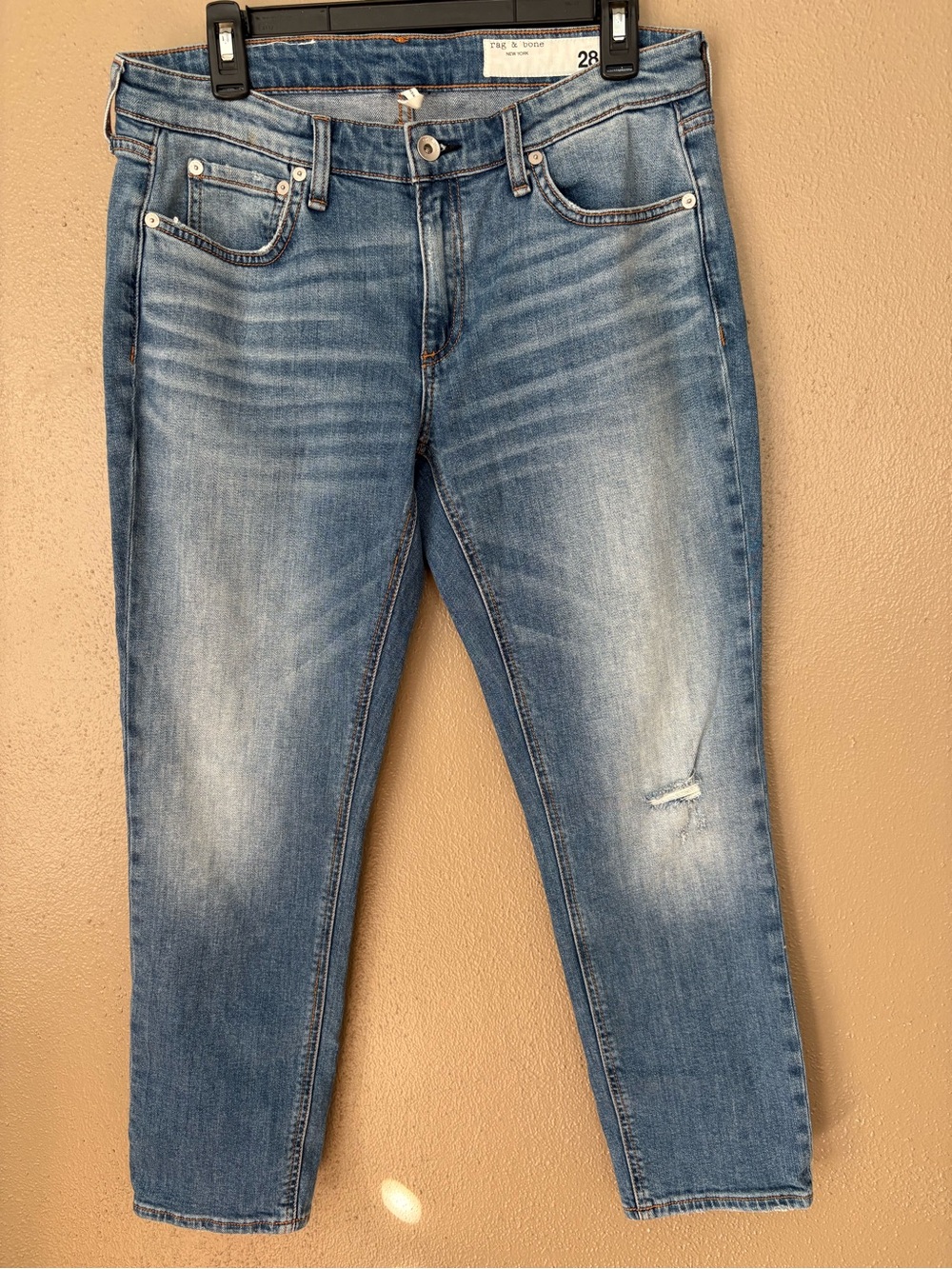 rag & bone Women’s Low rise slim Boyfriend Jeans